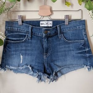 Wildfox Mid-Rise Cut off Shorts